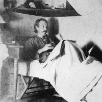 Escribía mucho en la cama