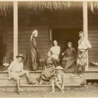Familia en Vailima